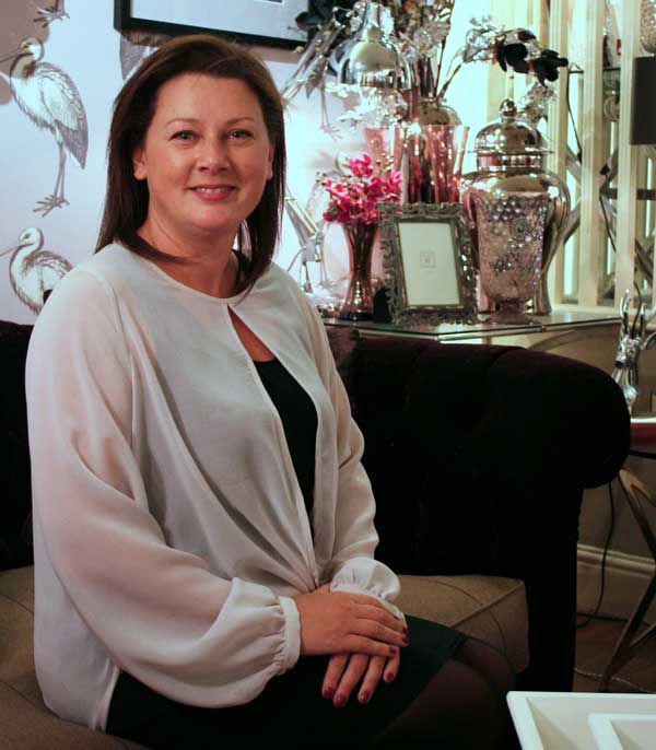New Head Designer and Store Manager Justine Kirkham has ambitious plans for the future of James Brindley Interiors