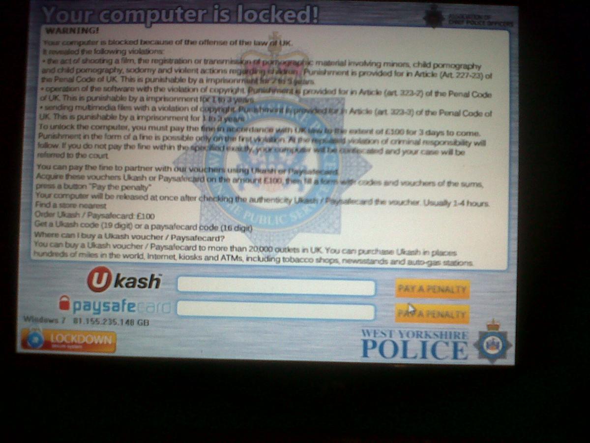 Police Warn Against Internet Scam