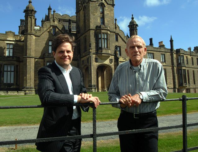 Daniel Gill, Managing Director of Dine with Owner of Allerton Castle, Dr Gerard Rolph