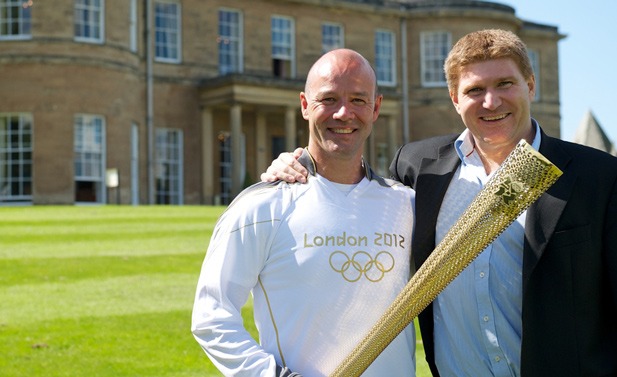 Fuelling world class leadership: Andy McMenemy (left) with Simon Hartley