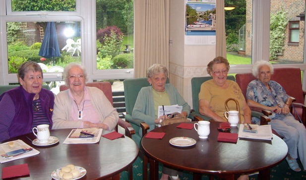 Some of the residents of Gwendolen Court, Boroughbridge