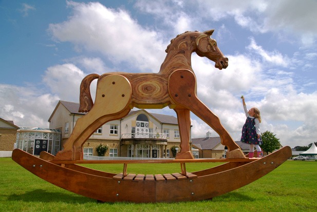 Giant sculptures arrive at the Great Yorkshire Show