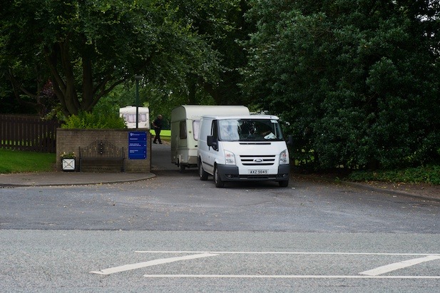 Travellers evicted from Harrogate Park