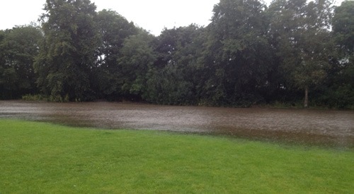 Floods near the Hydro in Harrogate Layla Atkinson