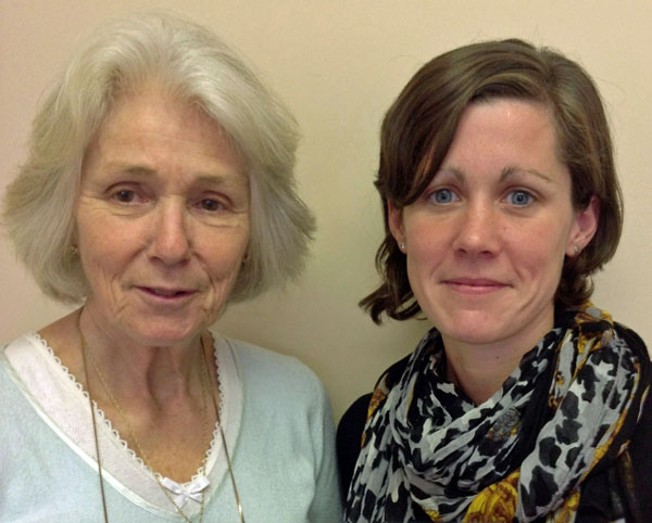 Penny Garner (Contented Dementia Trust, Founder) with Philippa Moorse (Carefound, Home Care Manager)