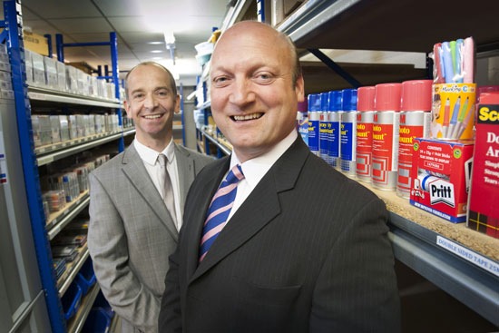 Paul Hawkridge and Chris Booth are launching the GraphicsOffice.co.uk office supplies venture