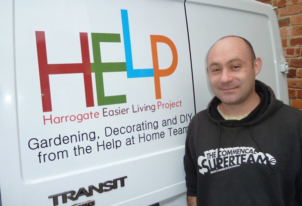 David Tindall from Help at Home who works with volunteers to support vulnerable adults in the home