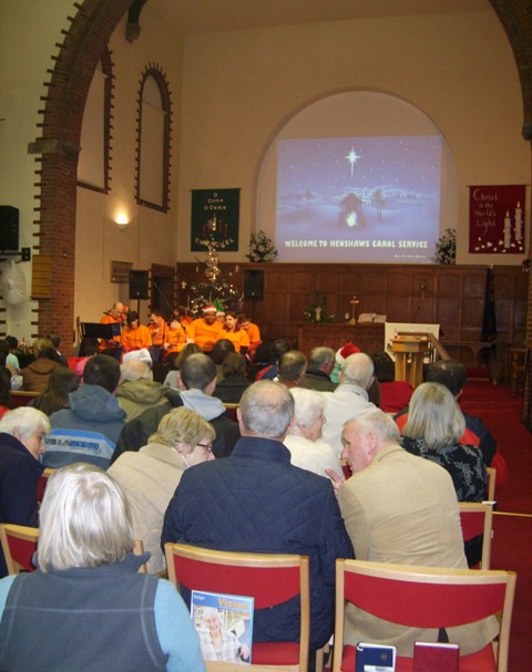 Starbeck Methodist Church provided the perfect setting for Henshaws Community Carol Concert