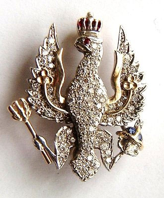 Kings Hussars brooch
