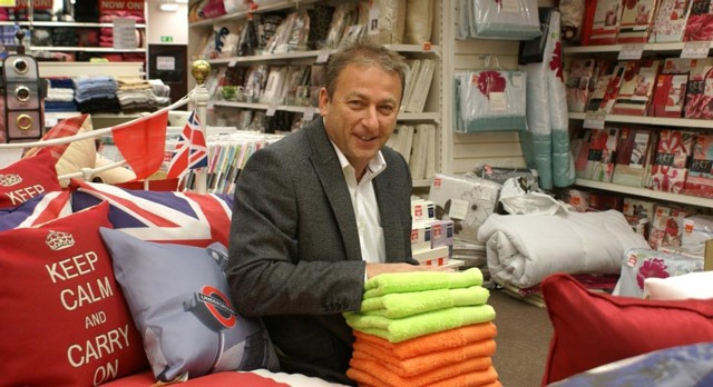 20 Years Of Success! Yorkshire Linen Co owner Ross Leventhal inside one of his stores