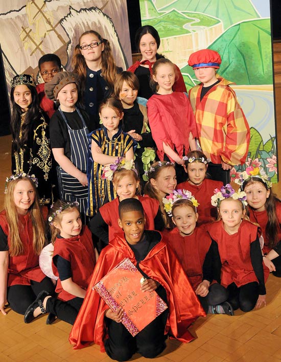 Harewood Primary School cast of The Tempest