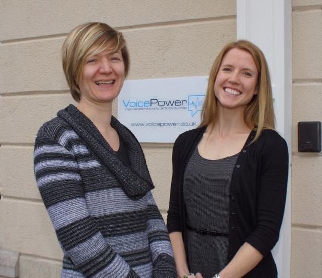 VoicePower’s newest recruit, Rachael Turnage (left), with co-director Sonja de Wit Brown