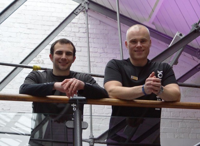 New Top Team! Chris Swan (left) and Paul Child, the new gym managers at The Academy and Beckwith Health Clubs