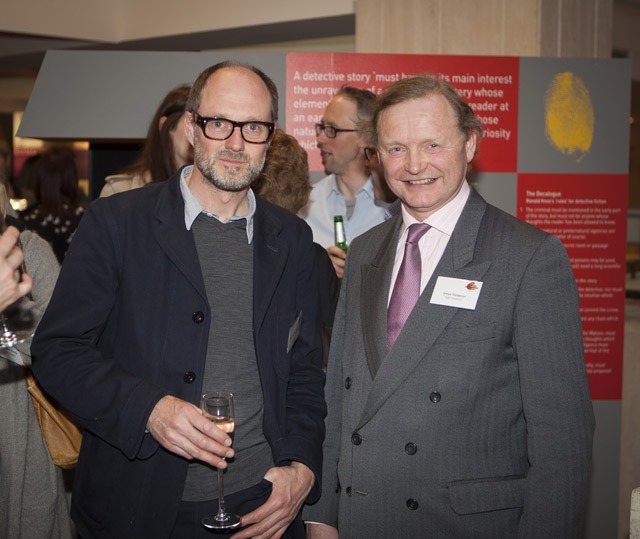 Journalist Henry Sutton with Simon Theakston