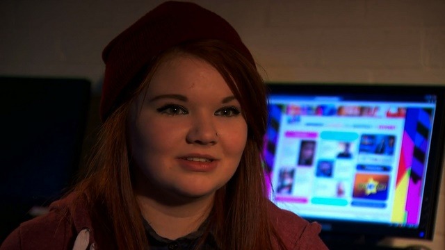 Jade Weatherill, 17, has seen the negative impact other young