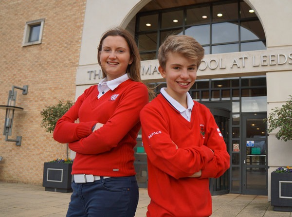 Kirsty Beckwith and Will Eardley-England golfers
