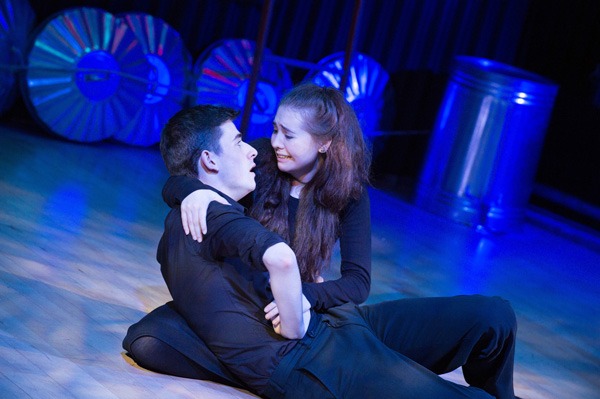 Tony (Will Eley - Year 13) and Maria (Sophia Metcalfe – Year 10) when Tony is shot in the ‘Finale’ of West Side Story