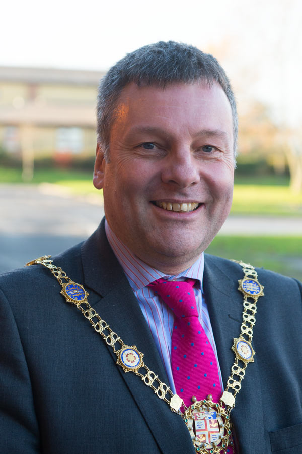 The Mayor of Harrogate, Councillor Mike Newby