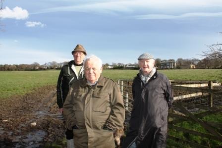 Committee Members, Cllr Jim Clarke, Geoff Scurrah and Roy Smith review potential impact