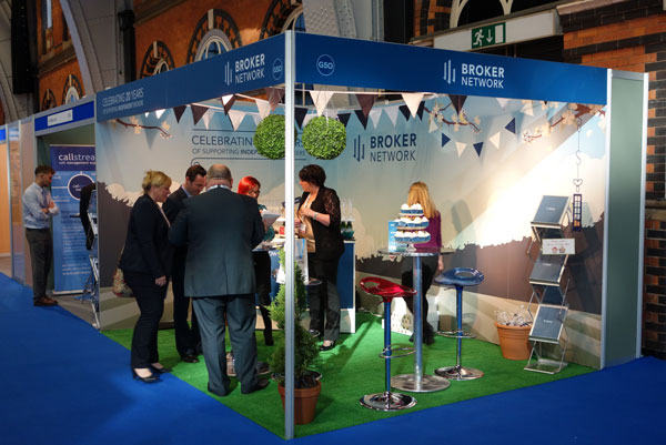 Broker Network’s winning stand that was ‘brought to life’ by Joe Manby Limited as ‘best in show’ at the BIBA conference