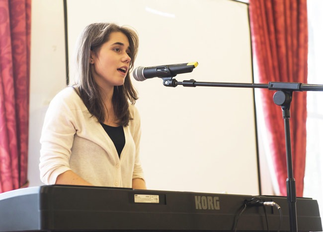 student singer Katie Meade, St Aidan’s School