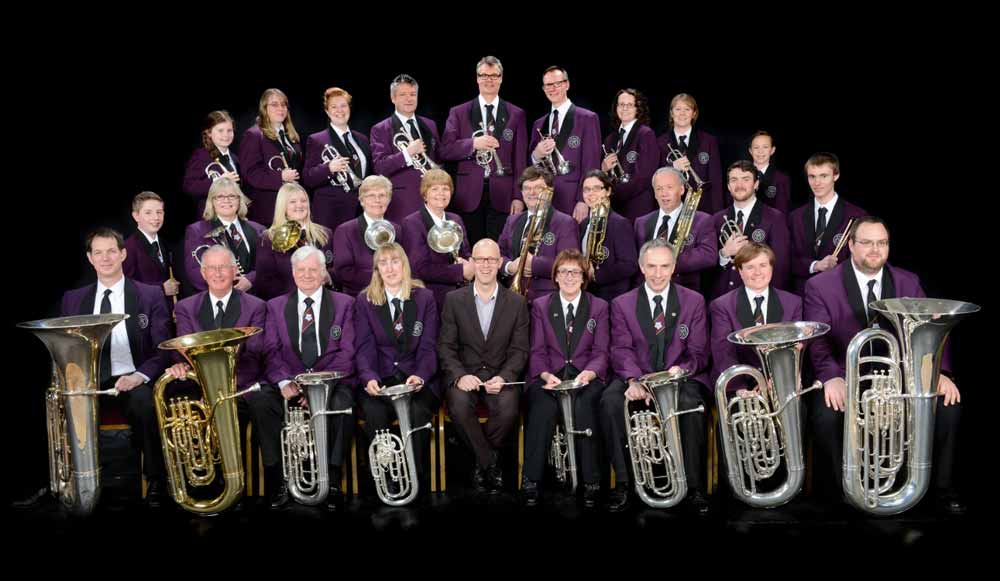 Best northern brass band, Knaresborough Silver Band, play at the Lions Beer Festival, 16 August
