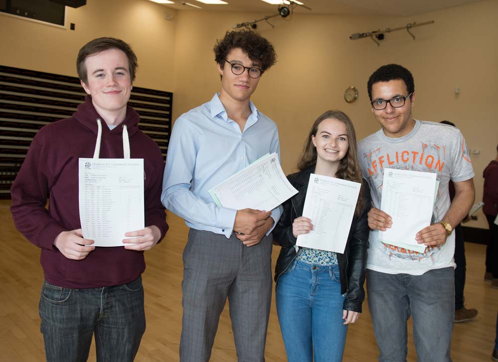 Andrew McFarthing, Tom Sheriff, Gemma White & Jamaal Mens – 11 A* and 3 A grades between them!