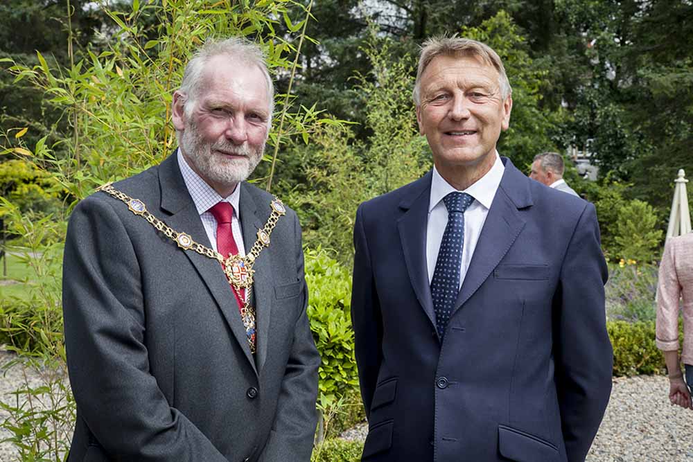 Mayor of Harrogate with Lord-Lieutenant
