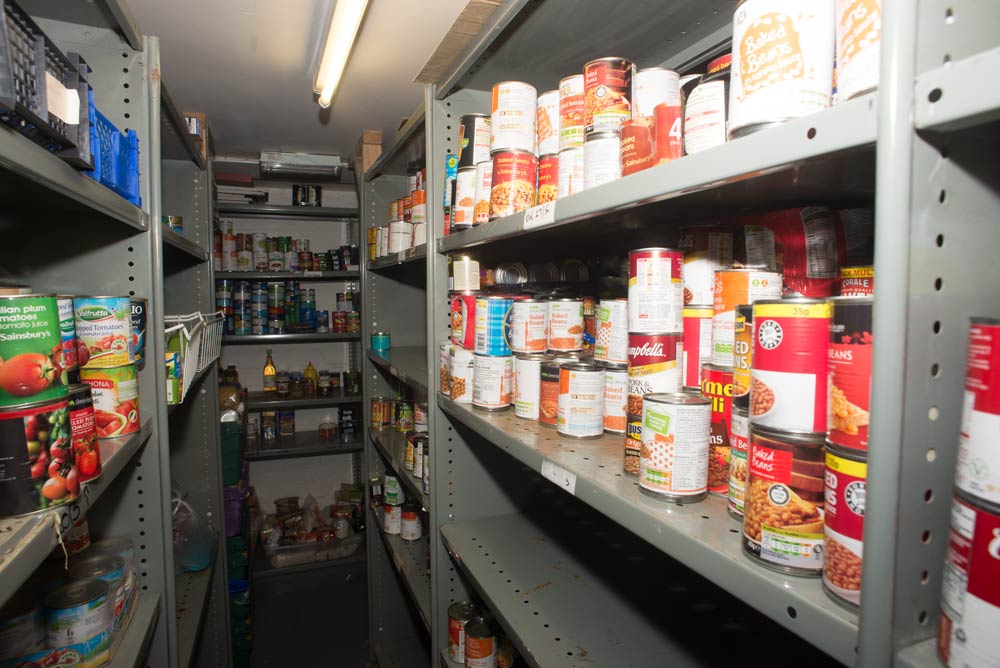 Some of the donated food used to give meals to the Harrogate homeless