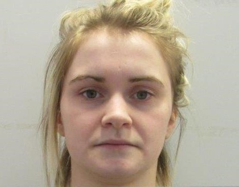 Leah Dixon, 20, is serving a three-year sentence at HMP Askham Grange