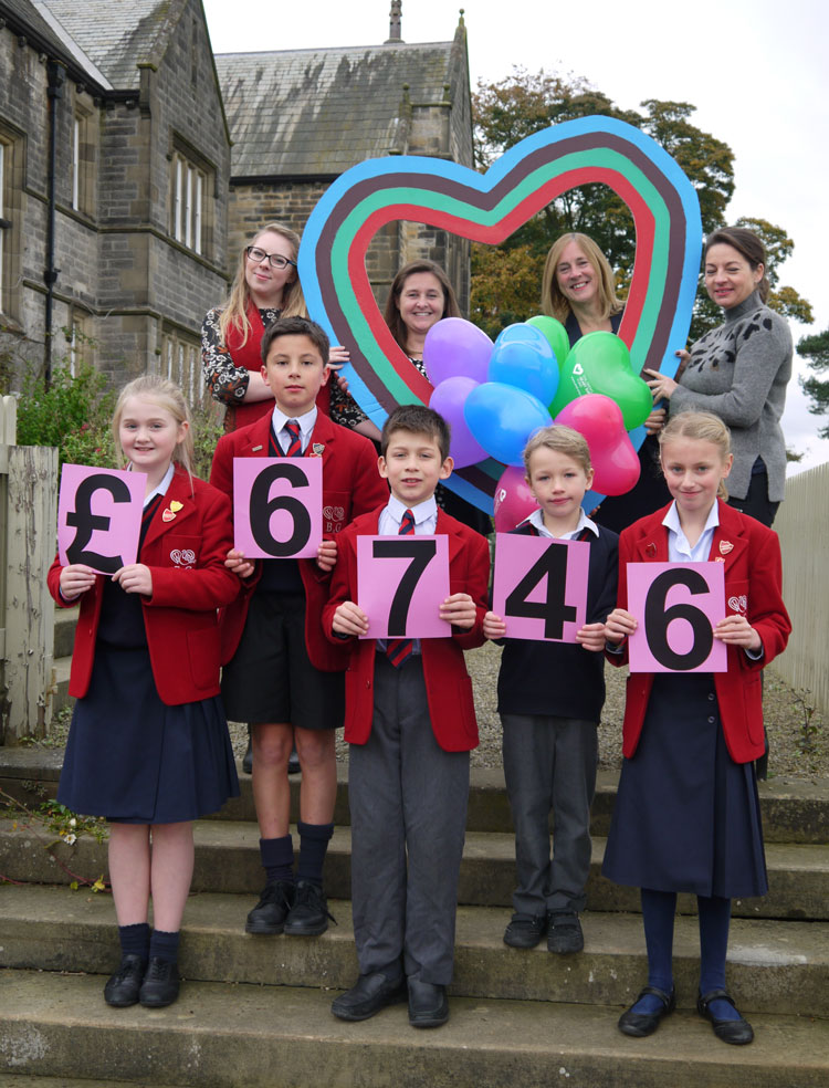 Harrogate Prep-School raises almost £7,000 to help young heart patients
