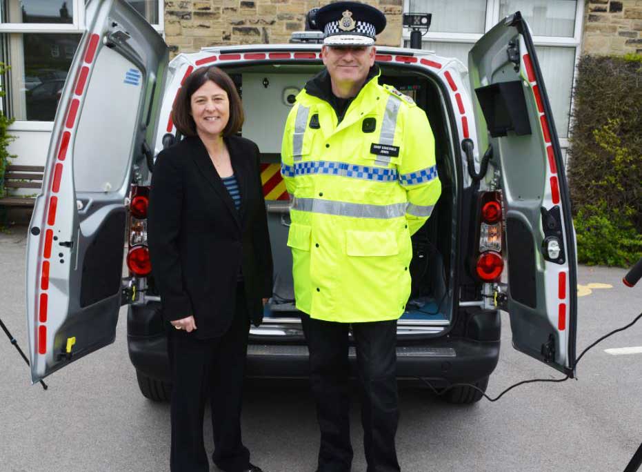 PCC Julia Mulligan with North Yorkshire Police Chief Constable, Dave Jones