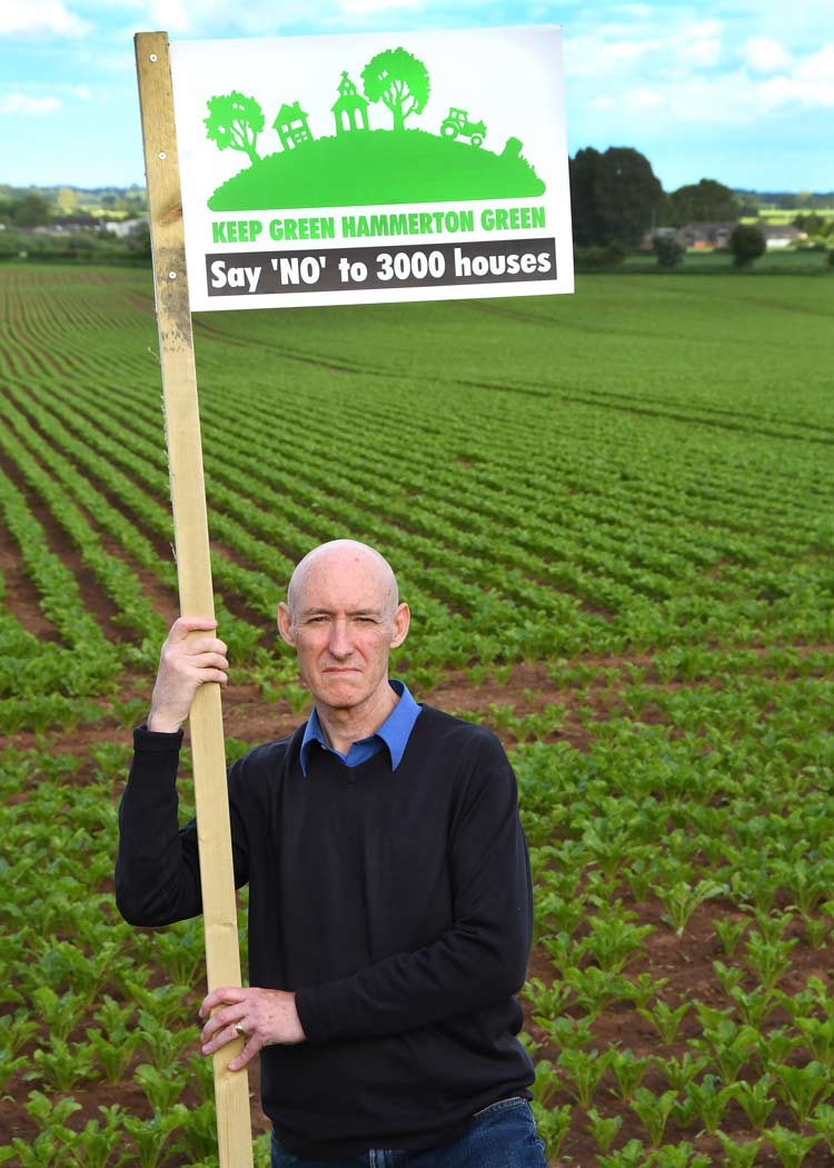 Chair of Keep Green Hammerton Green action group Chris Chelton 