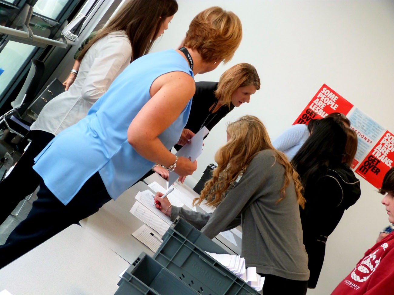 Nervousness turned to delight as students collected their GCSE results at Rossett School