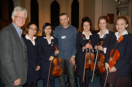 Professor Graham Barber, Maple Lau, Adelaide Ho, David Greed, Saroj Spickett, Alice Barber and Georgi Passerello