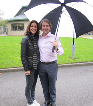 Julia Bradbury with James Cain