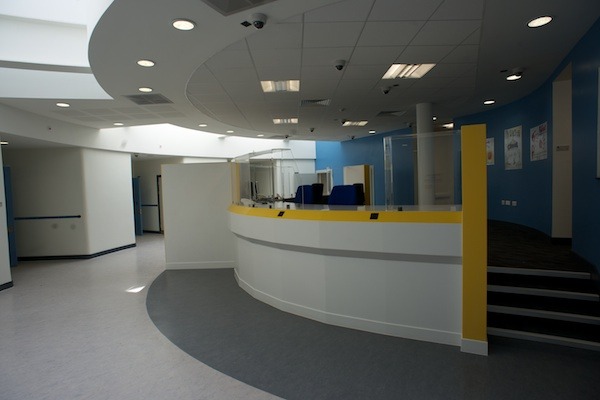 Modern custody suite at Harrogate police station