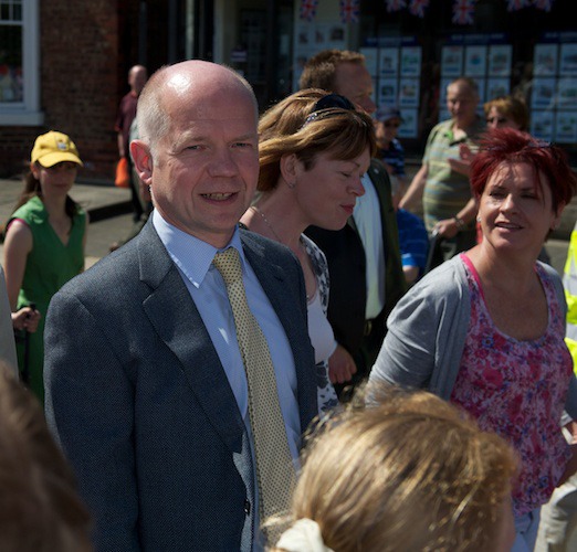 william Hague on the march