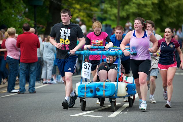 The Great Knaresborough Bed Race 2012www.harrogate-news.co.uk