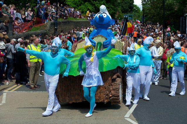 The Great Knaresborough Bed Race 2012www.harrogate-news.co.uk