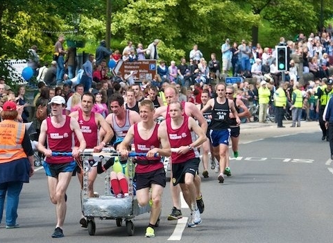 The Great Knaresborough Bed Race 2012