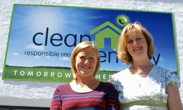 Appliance of Science! Clean Energy (Yorkshire) director Tamsin Cassidy (left) with former physics teacher Gill Lacey, who has joined the expanding Clean Energy team