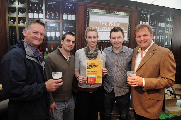 Third place, The Durham Ox, Crayke – Jon Mitchell, Kate Robey, Michael Ibbotson and Gary Verity Third place, The Durham Ox, Crayke – Jon Mitchell, Kate Robey, Michael Ibbotson and Gary Verity