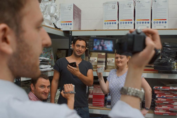 Big Brother’s Watching You….! (from left) Yorkshire Linen Co staff Max Leventhal, Steve Holmes, Chris Turner and Michelle Dean Big Brother’s Watching You….! (from left) Yorkshire Linen Co staff Max Leventhal, Steve Holmes, Chris Turner and Michelle Dean