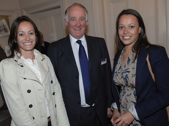Raworths' senior partner, Christopher Butterworth with Jane and Alison Tennant of Tennants Auctioneers