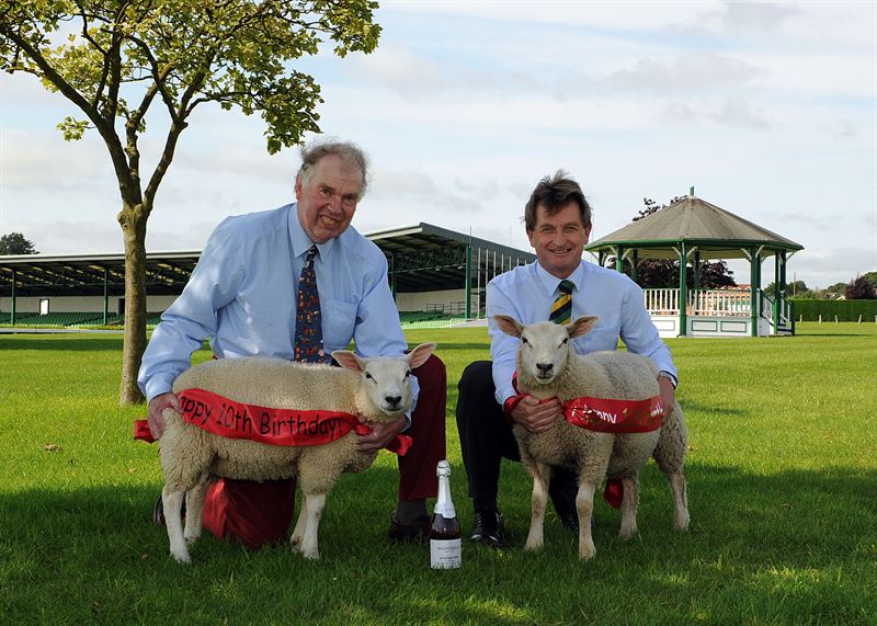 Marking the 10th anniversary of Countryside Live are Bill Cowling, Honorary Show Director & Nigel Pulling, Chief Executive at the Great Yorkshire Showground