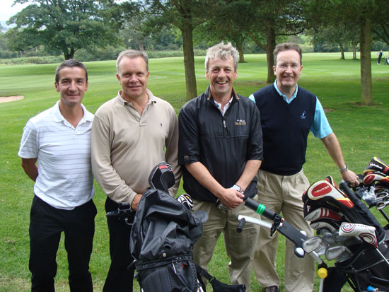 Third placed Burton Leonard Bogies team: John Crompton, Mike Crawshaw, Mark Allen, John O'Kane