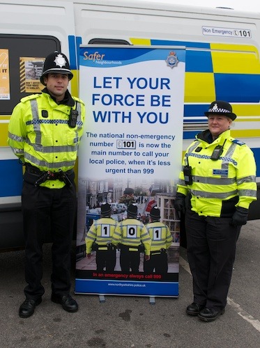 PC Tom Barker and PCSO Amanda ORourke