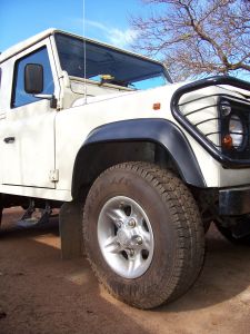 A Landrover Defender, similar to those being taken A Landrover Defender, similar to those being taken