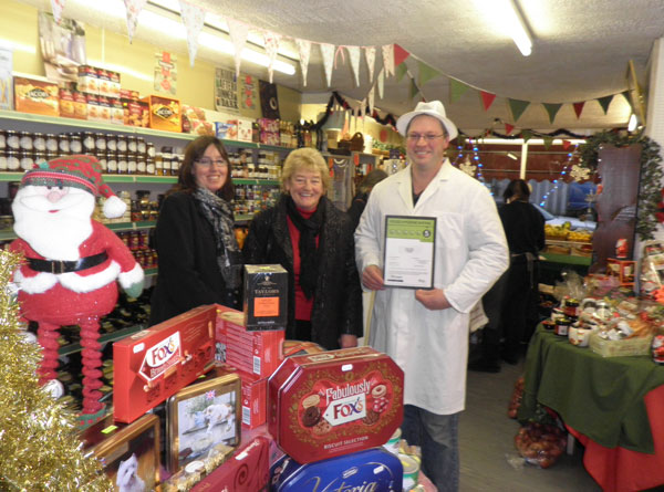 Helen and Kevin Wilson of Park View Stores, Pateley Bridge who have a 5 (very good) food hygiene rating